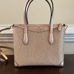 Kate Spade Rose Gold satchel handbag